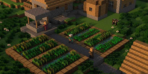 Village dans minecraft