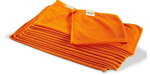 Chiffons antimicrobiens orange