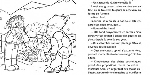 Extrait de Roblox - Les Robustes contre Glitchox !