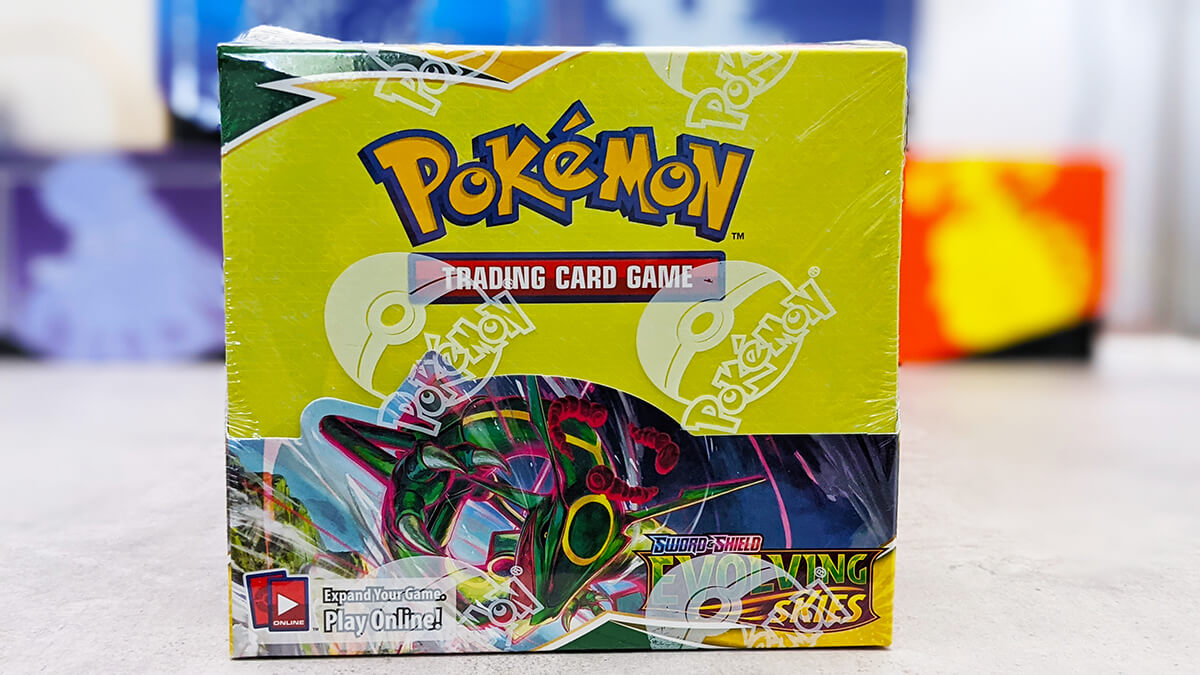 Unboxing d'une display Pokémon Évolution Céleste