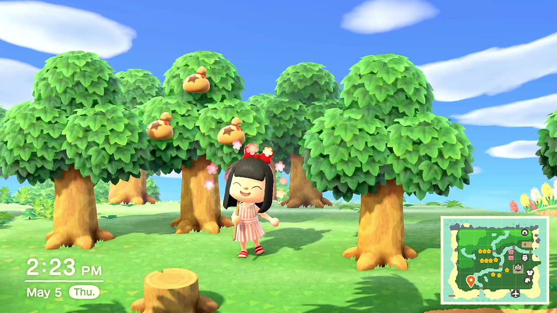 Quoi faire avec les arbres dans Animal Crossing