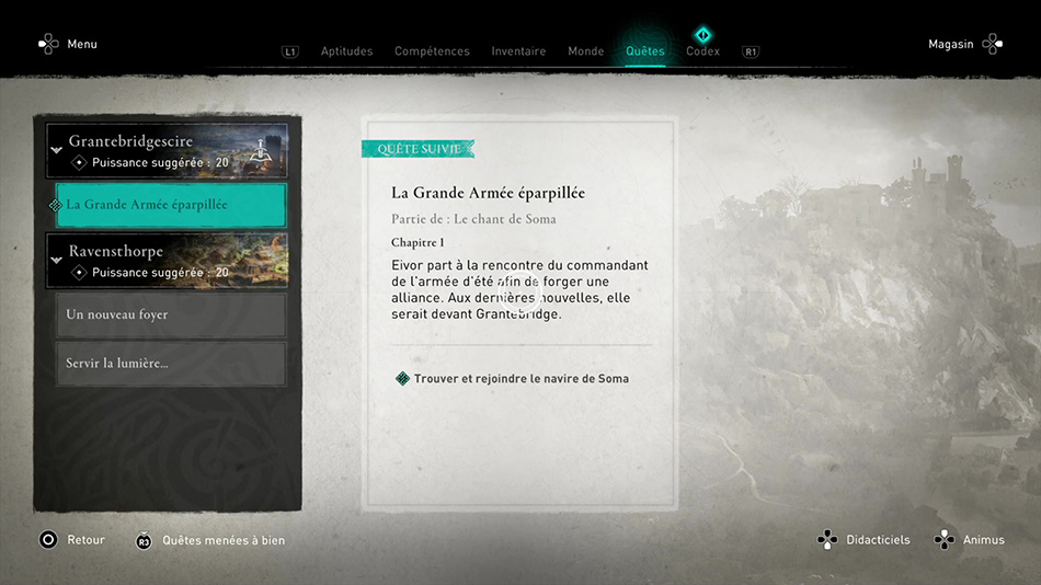 Soluce de la quête La Grande Armée éparpillée de Assassin's Creed Valhalla