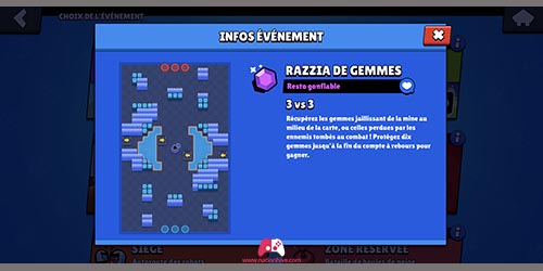 Instruction de la Razzia de gemmes