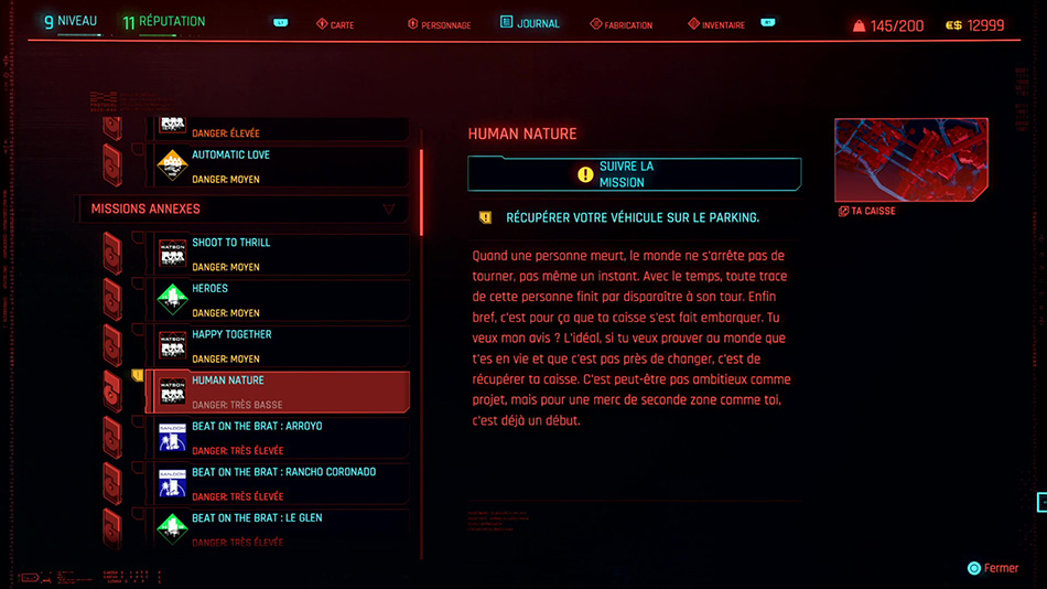Soluce de la mission Human Nature de Cyberpunk 2077