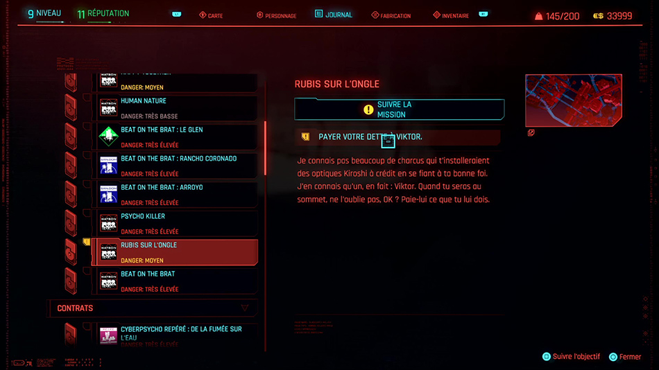 Soluce de la mission Rubis sur l'ongle de Cyberpunk 2077