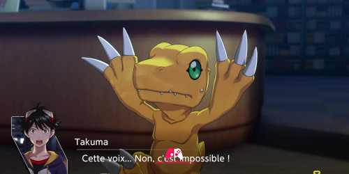 Agumon surprit