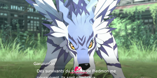 garurumon poursuivi