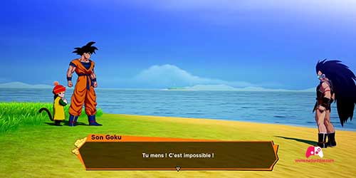 Raditz contre Goku