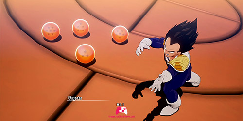 Vegeta cache les Dragons Ball