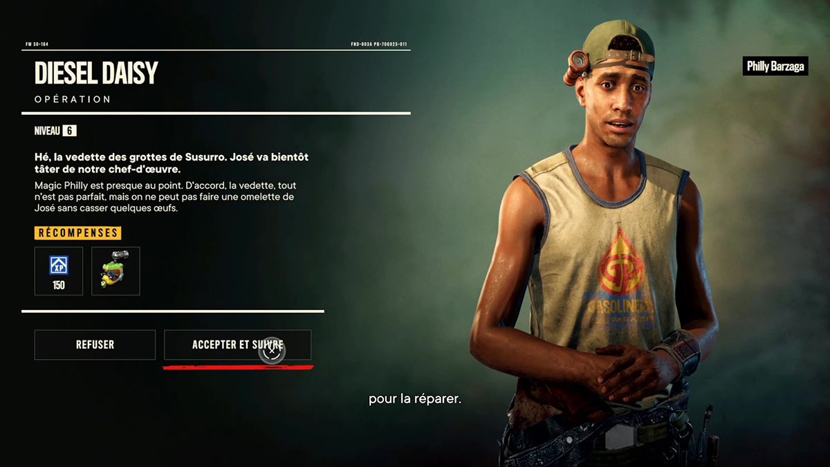 Soluce de la mission Diesel Daisy de Far Cry 6