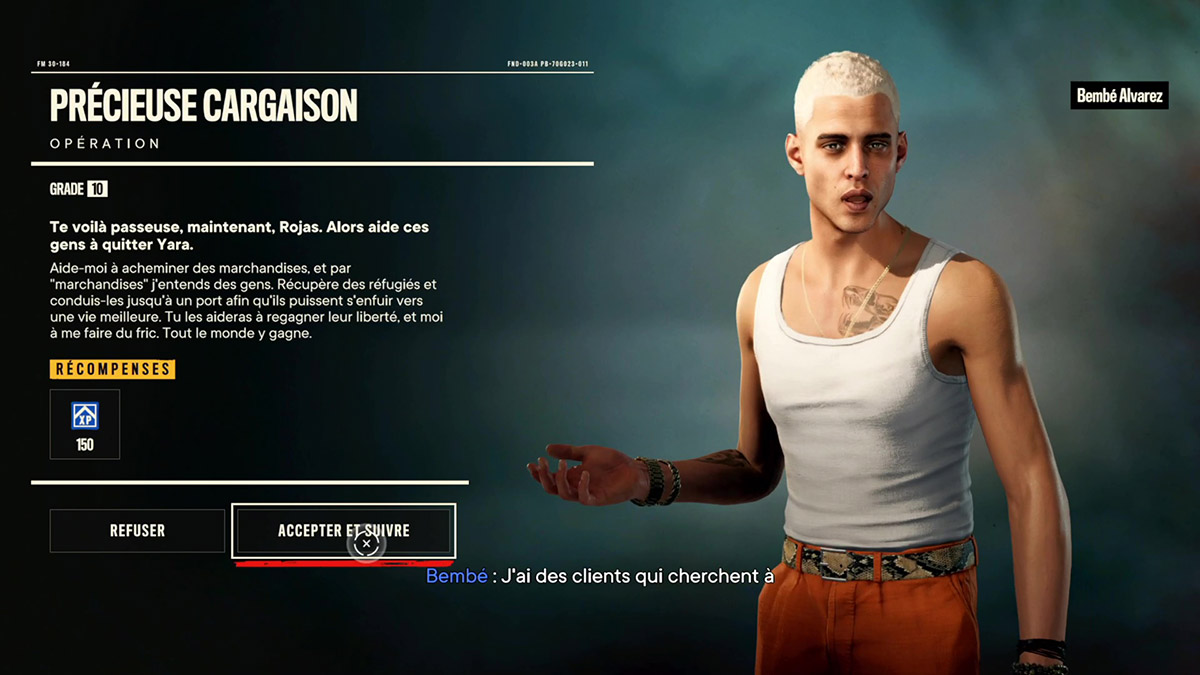 Soluce de la mission Précieuse cargaison de Far Cry 6