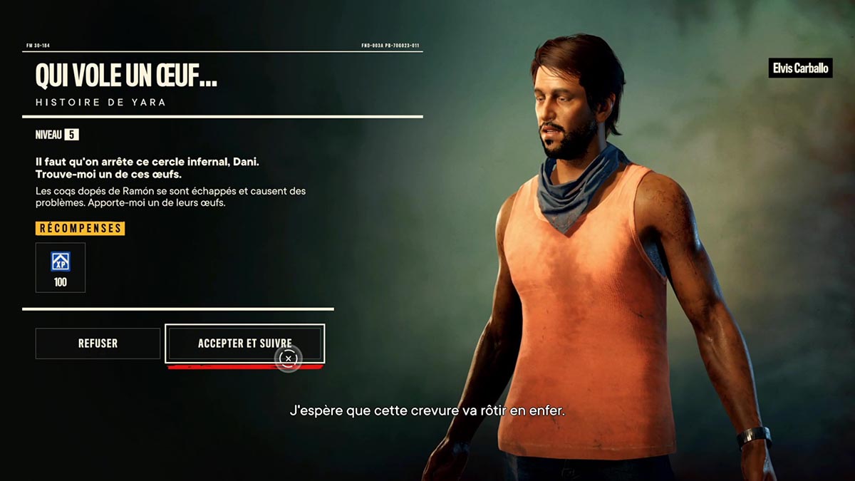 Soluce de Qui vole un oeuf... dans Far Cry 6