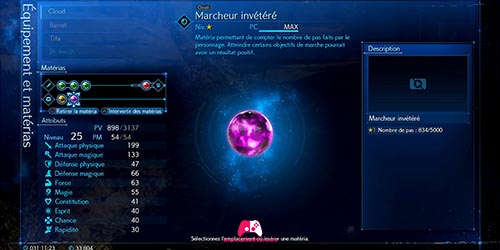 Materia Marcheur invétéré