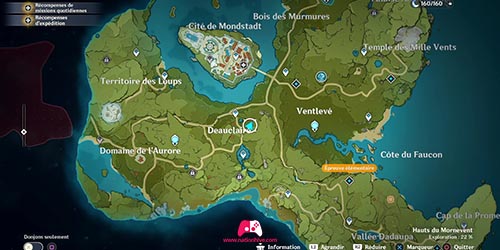 Carte du 20e