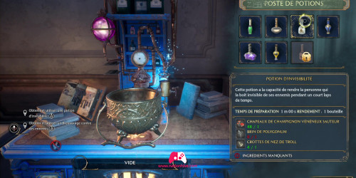 Potion invisibilité