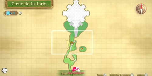 Carte du premier cube de la déesse