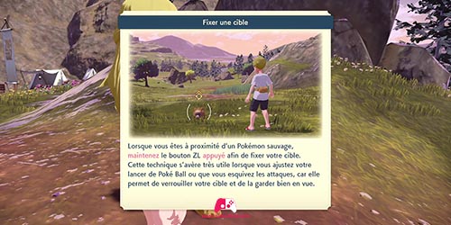 Cibler un Pokémon