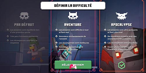 Mode de difficulté