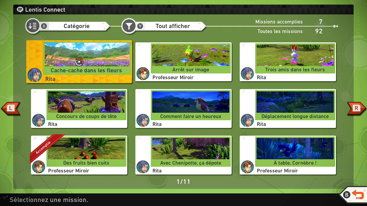Guides de toutes les missions de New Pokémon Snap