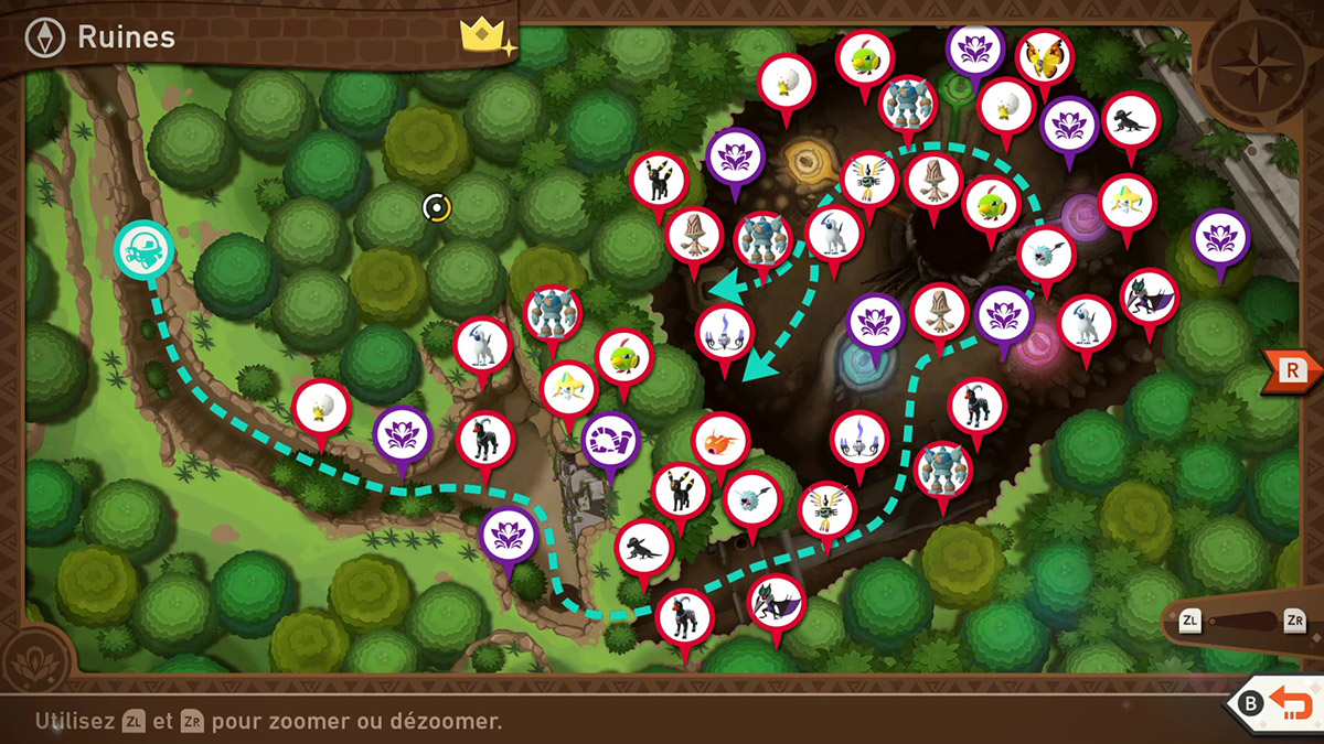 Soluce des Ruines du Protecteur dans New Pokémon Snap