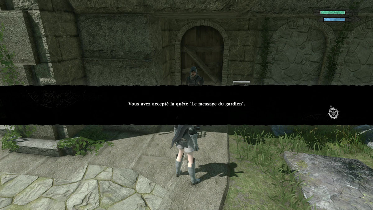 Soluce de la quête Le message du gardien de NieR Replicant