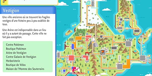 Carte de Vestigion