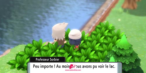 Professeur au bord de l'eau