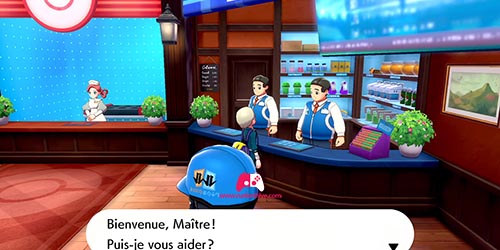 Vendeurs du centre pokémons