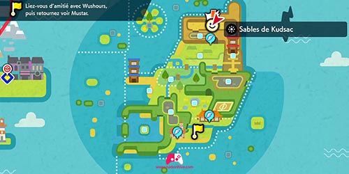 Carte des Sables de Kudsac