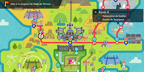 Carte Route 6