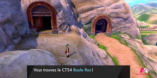 Emplacement de la CT54 - Boule Roc