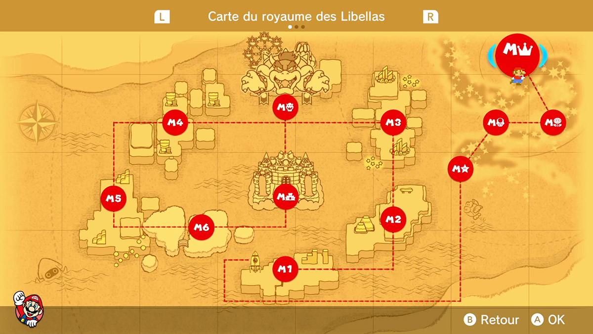 Carte du royaume de Super Mario 3D World