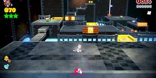 Mario Chat Blanc dans Super Mario 3D World