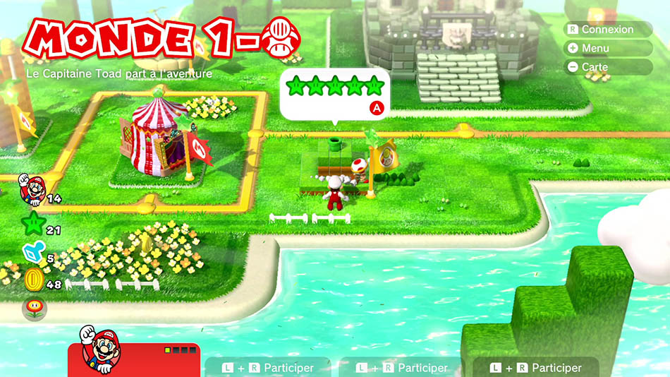 Soluce du Monde 1-Toad : Le capitaine Toad part à l'aventure de Super Mario 3D World