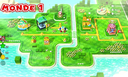 Guides et Soluces du monde 1 de Super Mario 3D World