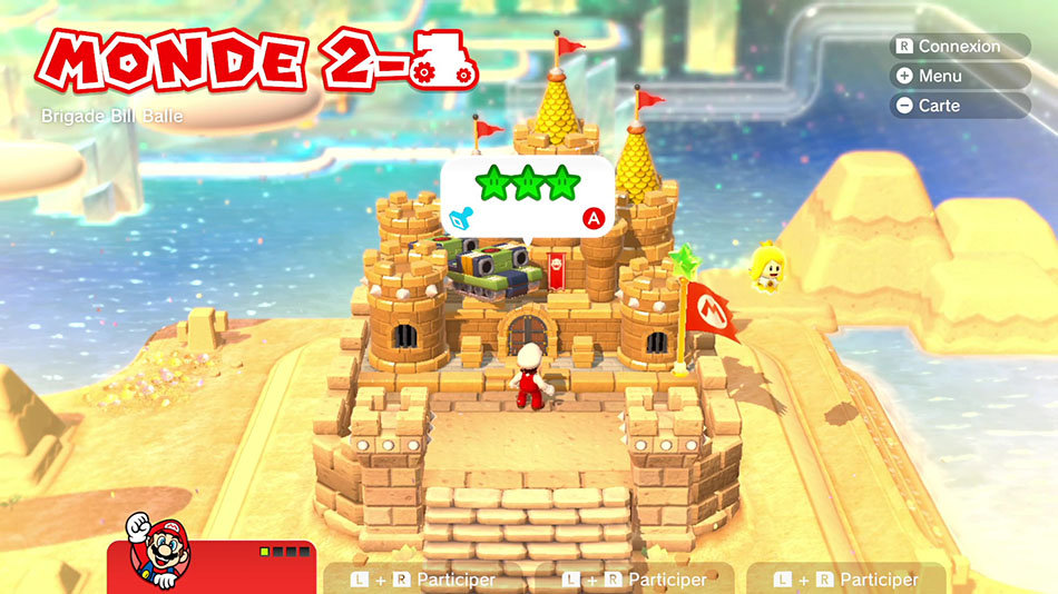 Soluce du Monde 2-Château : Brigade Bill Balle de Super Mario 3D World