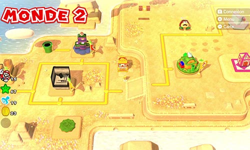 Guides et Soluces du monde 2 de Super Mario 3D World