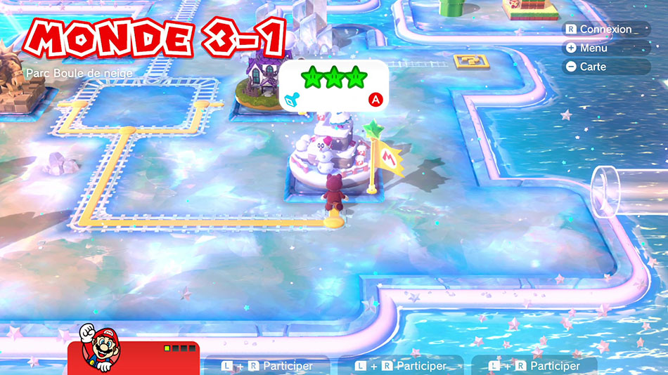 Soluce du Monde 3-1 : Parc Boule de neige de Super Mario 3D World