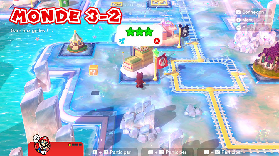Soluce du Monde 3-2 : Gare aux grilles ! de Super Mario 3D World