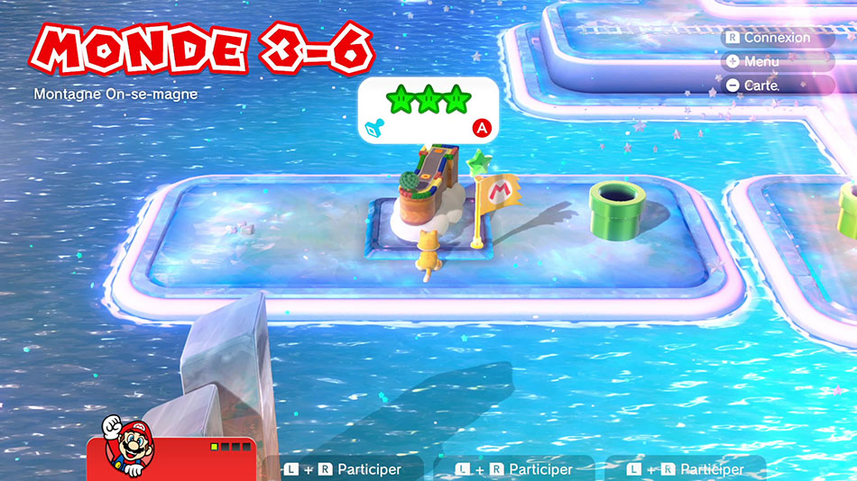 Soluce du Monde 3-6 : Montagne On-se-magne de Super Mario 3D World