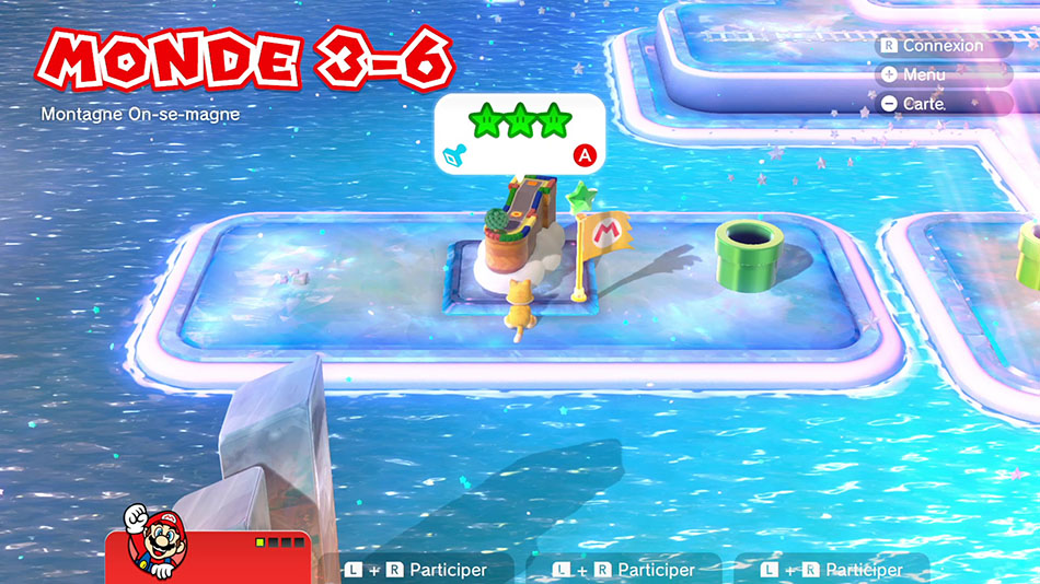 Soluce du Monde 3-6 : Montagne On-se-magne de Super Mario 3D World