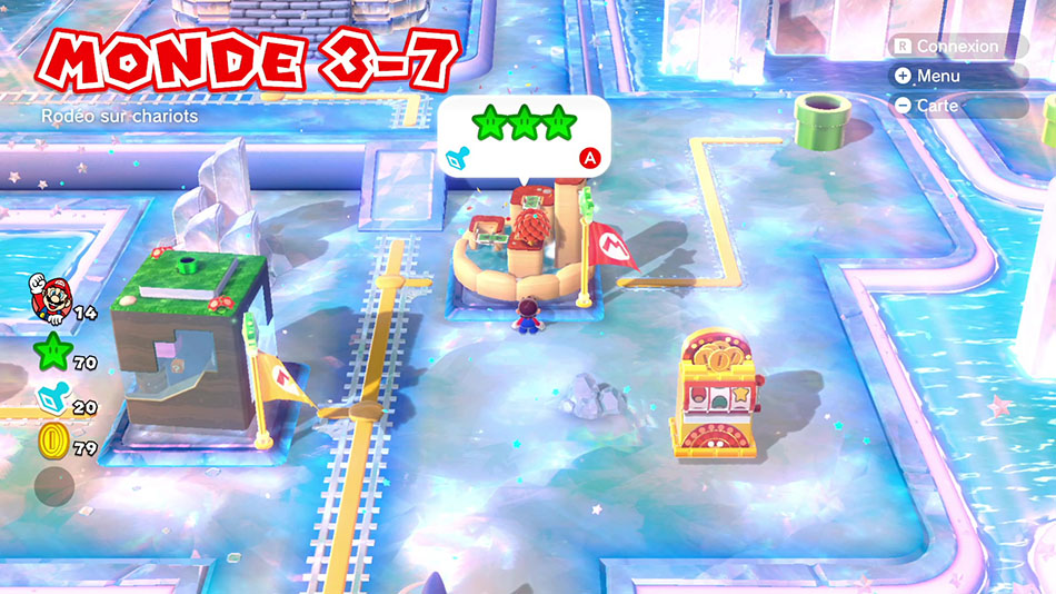 Soluce du Monde 3-7 : Rodéo sur chariots de Super Mario 3D World