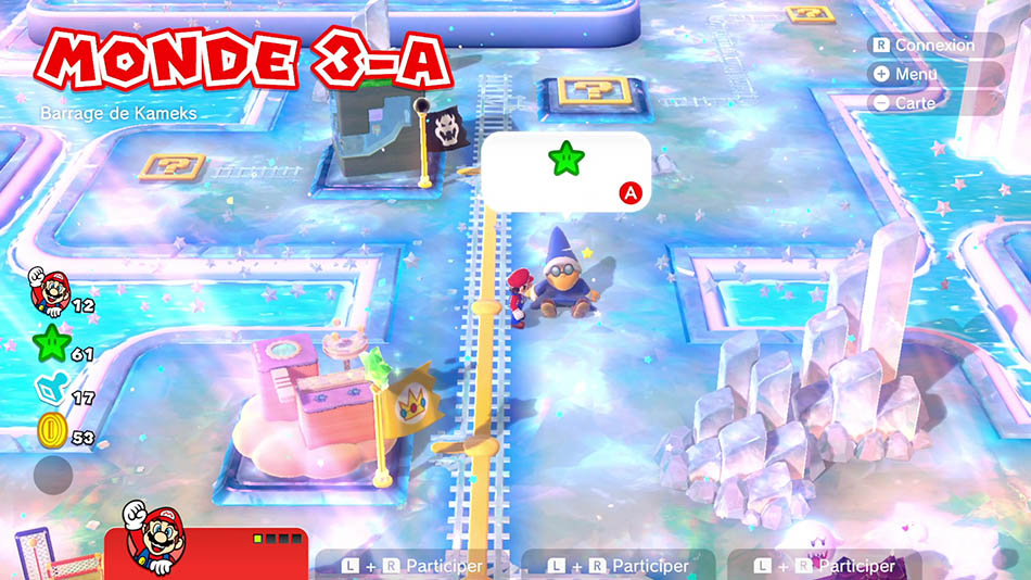 Soluce du Monde 3-A : Barrage de Kameks de Super Mario 3D World