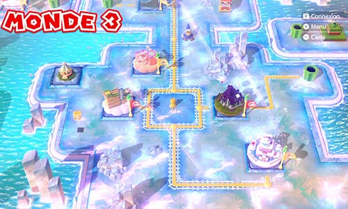 Guides et Soluces du monde 3 de Super Mario 3D World