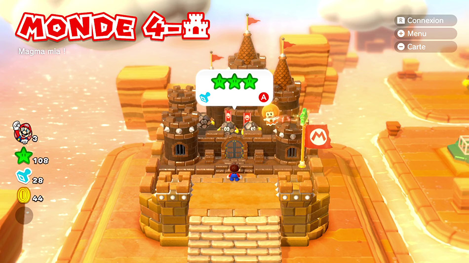 Soluce du Monde 4-Château : Magma mia ! de Super Mario 3D World