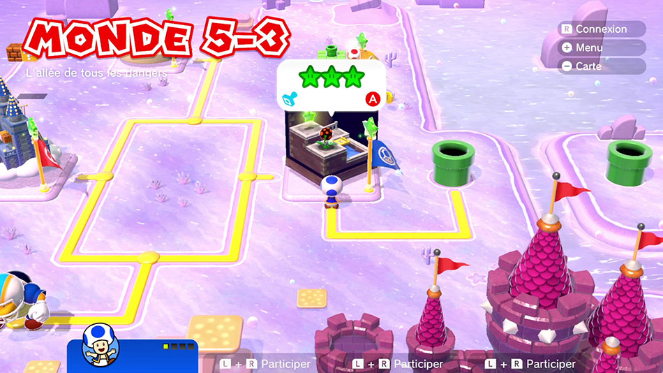 Soluce du Monde 5-3 : L'allée de tous les dangers de Super Mario 3D World