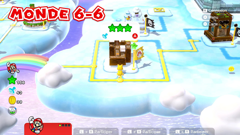 Soluce du Monde 6-5 : Bastion Bill Balle de Super Mario 3D World