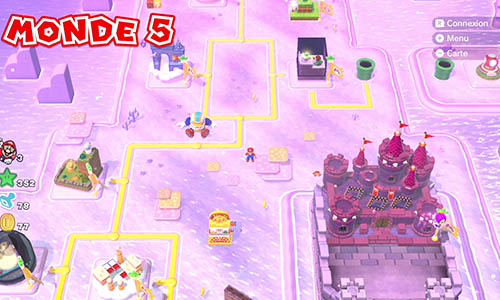 Guides et Soluces du monde 5 de Super Mario 3D World