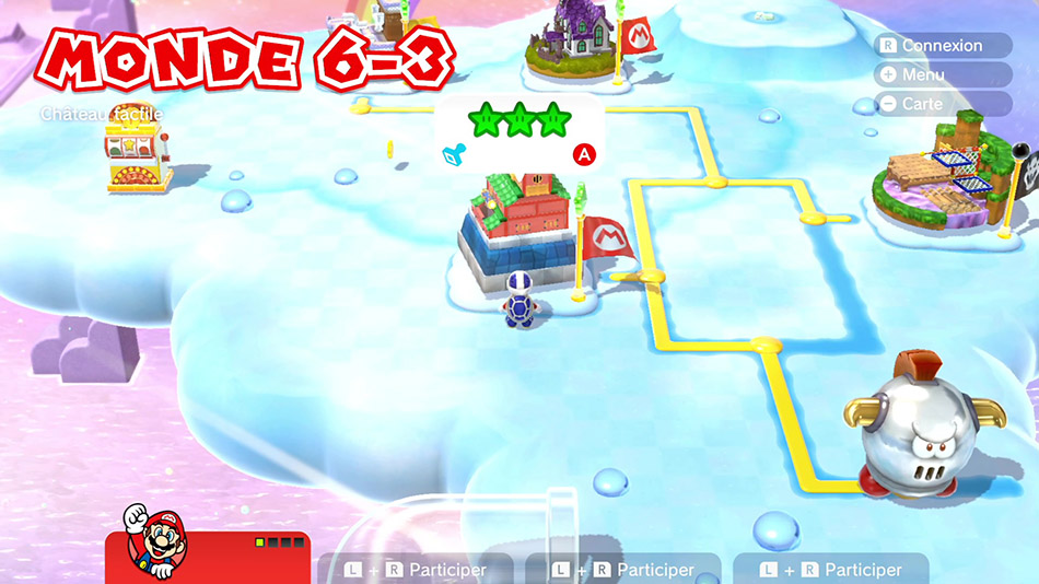 Soluce du Monde 6-3 : Château tactile de Super Mario 3D World