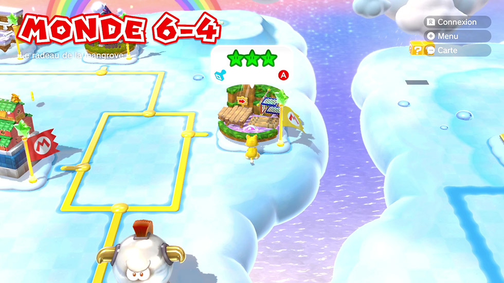 Soluce du Monde 6-4 : Le radeau de la mangrove de Super Mario 3D World